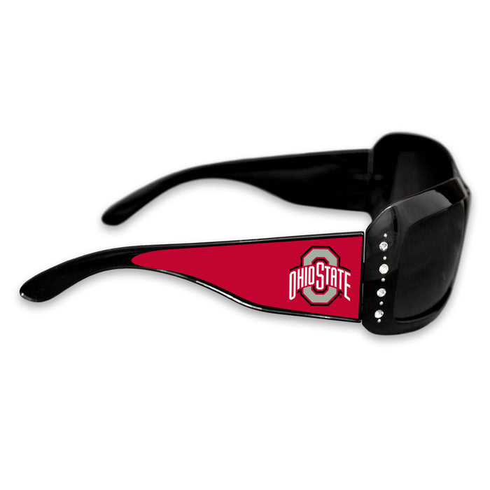 Ohio State Buckeyes Fashion It Girl College Sunglasses - Black