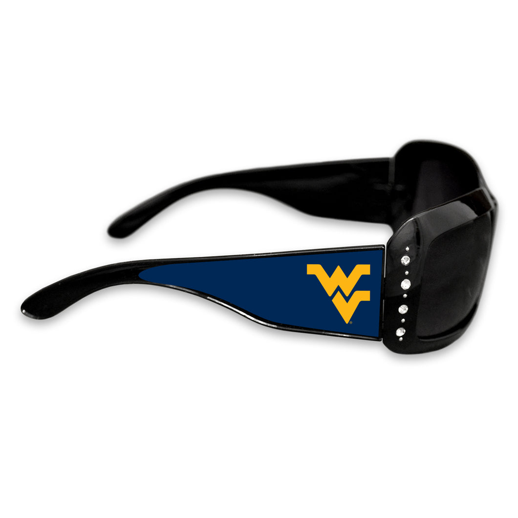West Virginia Mountaineers Fashion It Girl College Sunglasses - Black